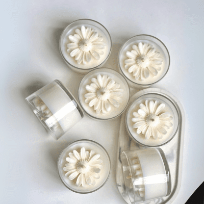 Daisy Jar Candle